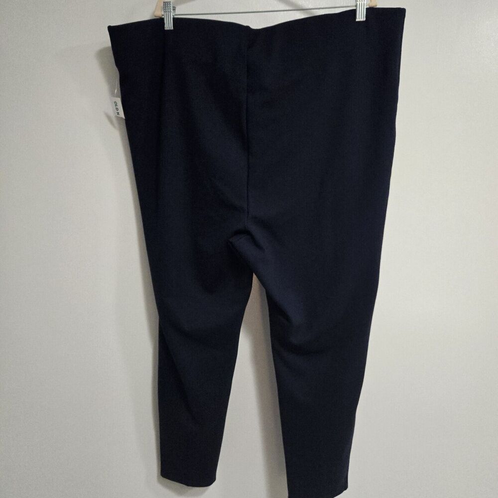Old Navy 3X Pants Navy Extra High Rise Pull-on Knit Straight Leggings NEW - Picture 3 of 8
